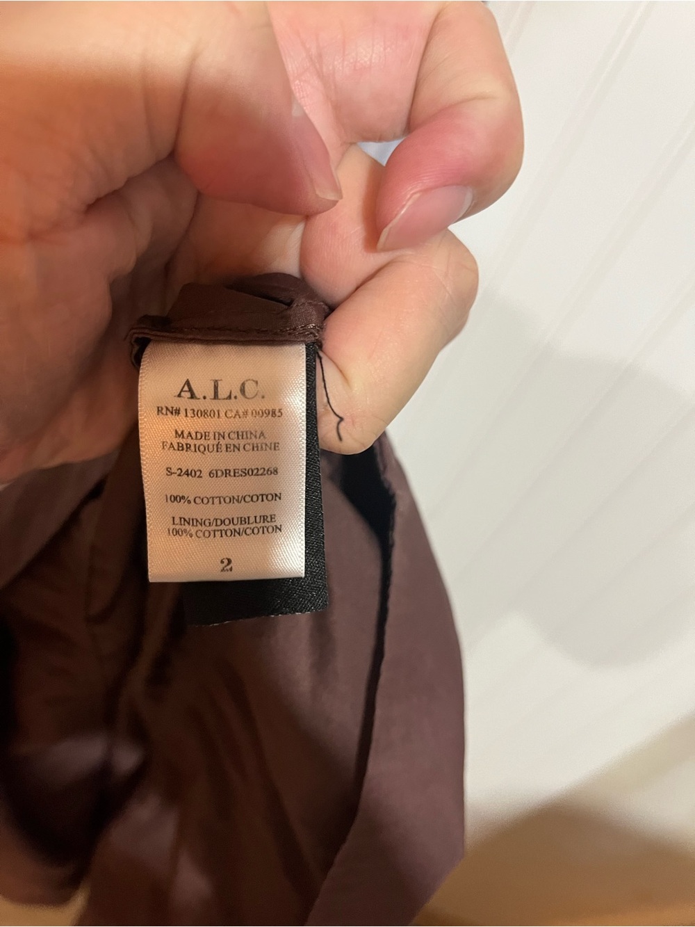 A.L.C. Lilac and Brown Dip-Dye Halter Maxi Dress - Picture 7 of 7